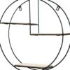 Półki Ścienne-CN-101 Półka metalowa Ravia 5 (czarny)