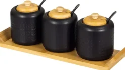 Zastawa Stołowa|Pojemniki Kuchenne-CN-1 Pojemnik 2 (3-elem.) Palomo (czarny)