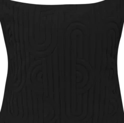 Poszewki Na Poduszki 45X45|Poduszki I Poszewki-CN-55 Poszewka na poduszkę Pires 188 (czarny)