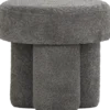Pufy Tapicerowane|Pufy I Siedziska-CN-248 Puf Grzybek (boucle grafit)
