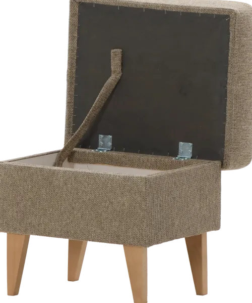 Pufy Tapicerowane-Bodzio Puf Sewilla (rojal latte)