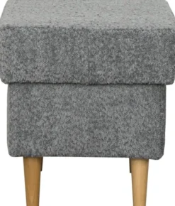 Pufy Tapicerowane|Pufy I Siedziska-Bodzio Puf Werina (boucle grafit)