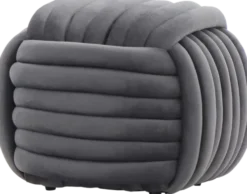 Pufy Tapicerowane-CN-101 Puf Wool 24 (grafit)