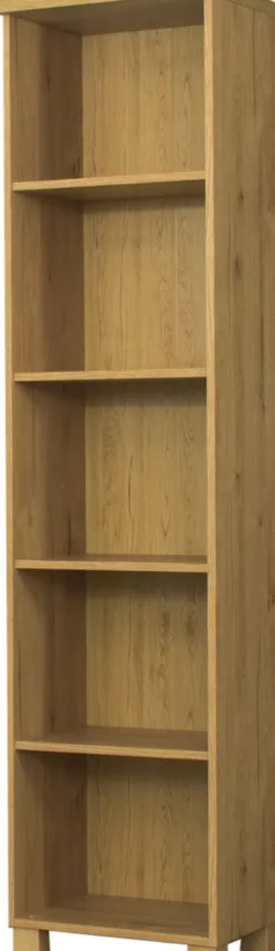 Regały I Półki|Regały Stojące-Bodzio Regał półkowy Majorka (dąb Soma ciemny)