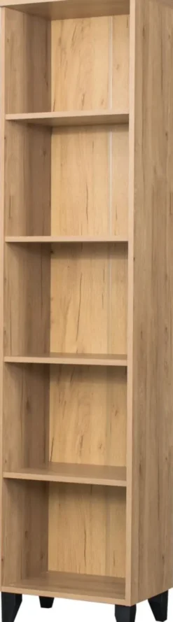 Regały I Półki|Regały Stojące-Bodzio Regał półkowy Panama (dąb soma ciemny)