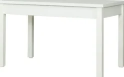 Stoły Rozkładane-Bodzio Rozkładany stół kuchenny 134 cm z automatem synchronicznym (biały)