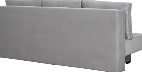Sofy I Kanapy|Sofy Rozkładane-Bodzio Sofa Afrodyta 2 (plusz srebrzysty)