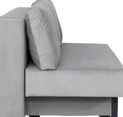 Sofy I Kanapy|Sofy Rozkładane-Bodzio Sofa Afrodyta 2 (plusz srebrzysty)