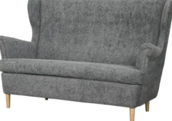 Sofy I Kanapy|Sofy Nierozkładane-Bodzio Sofa 2-osobowa Werina (boucle grafit)