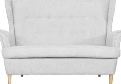 Sofy I Kanapy|Sofy Nierozkładane-Bodzio Sofa 2-osobowa Werina (boucle szary)