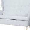 Sofy I Kanapy|Sofy Nierozkładane-Bodzio Sofa 2-osobowa Werina (diamentowy jasny szary)