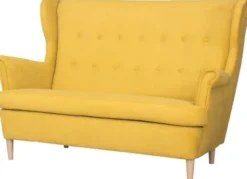 Sofy Nierozkładane-Bodzio Sofa 2-osobowa Werina (diamentowy miód)