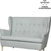 Sofy I Kanapy|Sofy Nierozkładane-Bodzio Sofa 2-osobowa Werina (elegantis jasny szary)