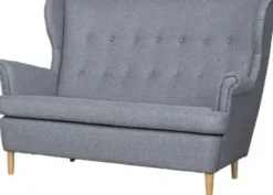 Sofy I Kanapy|Sofy Nierozkładane-Bodzio Sofa 2-osobowa Werina (gustimo szary)