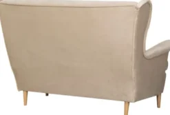Sofy I Kanapy|Sofy Nierozkładane-Bodzio Sofa 2-osobowa Werina (plusz beż)
