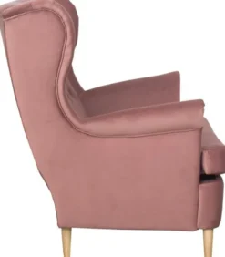 Sofy I Kanapy|Sofy Nierozkładane-Bodzio Sofa 2-osobowa Werina (plusz brudny róż)