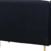 Sofy I Kanapy|Sofy Rozkładane-Bodzio Sofa 2-osobowa Werina (plusz czarny)