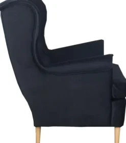 Sofy I Kanapy|Sofy Rozkładane-Bodzio Sofa 2-osobowa Werina (plusz czarny)