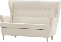 Sofy Nierozkładane-Bodzio Sofa 2-osobowa Werina (rojal beż)
