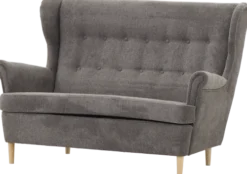 Sofy Nierozkładane-Bodzio Sofa 2-osobowa Werina (rojal grafit)