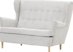 Sofy Nierozkładane-Bodzio Sofa 2-osobowa Werina (rojal jasny szary)