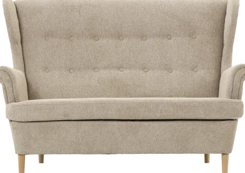 Sofy Nierozkładane-Bodzio Sofa 2-osobowa Werina (rojal latte)