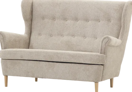Sofy Nierozkładane-Bodzio Sofa 2-osobowa Werina (rojal latte)