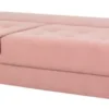 Sofy I Kanapy|Sofy Rozkładane-Bodzio Sofa Paris (plusz brudny róż)