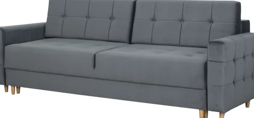 Sofy I Kanapy|Sofy Rozkładane-Bodzio Sofa Paris (plusz grafit)