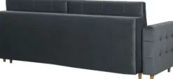 Sofy I Kanapy|Sofy Rozkładane-Bodzio Sofa Paris (plusz grafit)