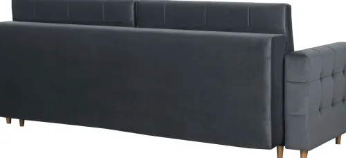 Sofy I Kanapy|Sofy Rozkładane-Bodzio Sofa Paris (plusz grafit)