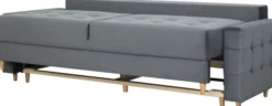 Sofy I Kanapy|Sofy Rozkładane-Bodzio Sofa Paris (plusz grafit)