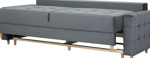 Sofy I Kanapy|Sofy Rozkładane-Bodzio Sofa Paris (plusz grafit)