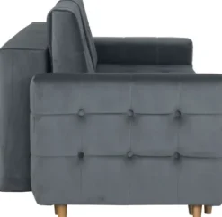 Sofy I Kanapy|Sofy Rozkładane-Bodzio Sofa Paris (plusz grafit)