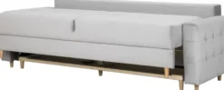 Sofy I Kanapy|Sofy Rozkładane-Bodzio Sofa Paris (plusz srebrzysty)