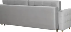 Sofy I Kanapy|Sofy Rozkładane-Bodzio Sofa Paris (plusz srebrzysty)