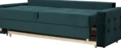 Sofy I Kanapy|Sofy Rozkładane-Bodzio Sofa Paris (plusz zieleń)