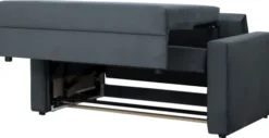 Sofy I Kanapy|Sofy Rozkładane-Bodzio Sofa rozkładana Milano (plusz grafit)