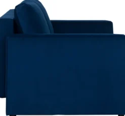 Sofy I Kanapy|Sofy Rozkładane-Bodzio Sofa rozkładana Milano (plusz granat)