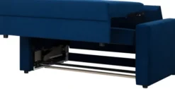 Sofy I Kanapy|Sofy Rozkładane-Bodzio Sofa rozkładana Milano (plusz granat)