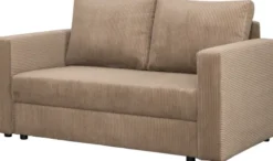 Sofy I Kanapy|Sofy Rozkładane-Bodzio Sofa rozkładana Milano (sztruks brąz)