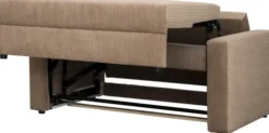 Sofy I Kanapy|Sofy Rozkładane-Bodzio Sofa rozkładana Milano (sztruks brąz)