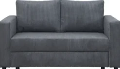 Sofy I Kanapy|Sofy Rozkładane-Bodzio Sofa rozkładana Milano (sztruks grafit)