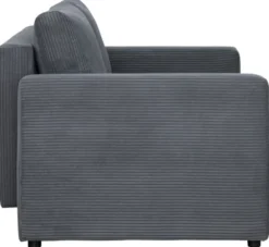 Sofy I Kanapy|Sofy Rozkładane-Bodzio Sofa rozkładana Milano (sztruks grafit)