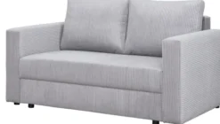 Sofy I Kanapy|Sofy Rozkładane-Bodzio Sofa rozkładana Milano (sztruks szary)