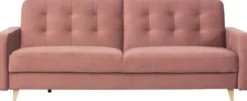 Sofy I Kanapy|Sofy Rozkładane-Bodzio Sofa Sewilla (plusz brudny róż)