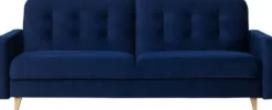 Sofy I Kanapy|Sofy Rozkładane-Bodzio Sofa Sewilla (plusz granat)