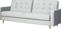Sofy I Kanapy|Sofy Rozkładane-Bodzio Sofa Sewilla (plusz srebrzysty)