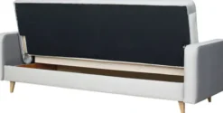 Sofy I Kanapy|Sofy Rozkładane-Bodzio Sofa Sewilla (plusz srebrzysty)