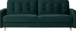 Sofy I Kanapy|Sofy Rozkładane-Bodzio Sofa Sewilla (plusz zieleń)